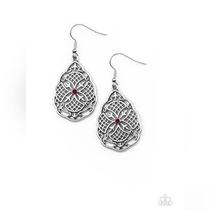 Silver earrings
